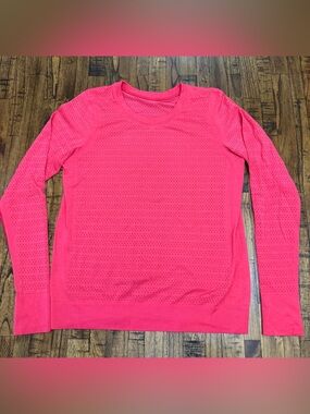 Lululemon Breeze By Long Sleeve Top - Pink No Size Tag